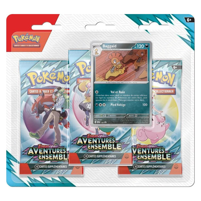 Tripack Aventures Ensemble (EV09) + Promo Baggaid